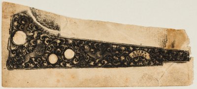 Musteen jäljennösveto Colt Revolverista, n. 1854. tekijältä Unbekannt