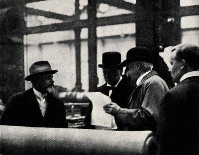 Asetehtaan tarkastus, c1917, 1945. tekijältä Unbekannt