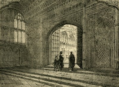 Henrik VII:n kappelin sisustus, 1881. tekijältä Unbekannt