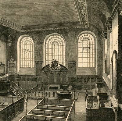 St. Michaelsin sisustus, Wood Street, 1876, 1897. tekijältä Unbekannt