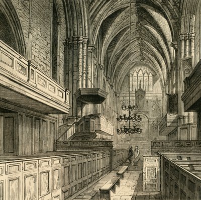 Pyhän Vapahtajan kirkon sisustus, n. 1878. tekijältä Unbekannt