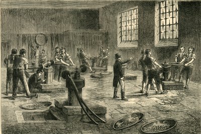 Rahapajan sisustus, c1872. tekijältä Unbekannt
