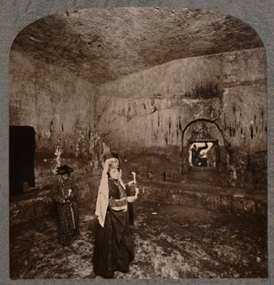 Kuninkaiden hautojen sisätilat Nablusin tiellä, 1900 tekijältä Unbekannt