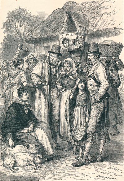 Irlannin talonpojat, 1896 tekijältä Unbekannt