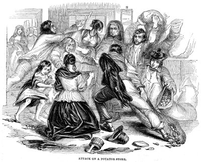 Irlannin perunanälänhätä, 1842 tekijältä Unbekannt