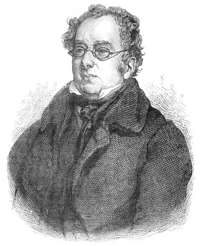 Isaac DIsraeli, brittiläinen kirjailija ja tutkija, 1840 1878 tekijältä Unbekannt