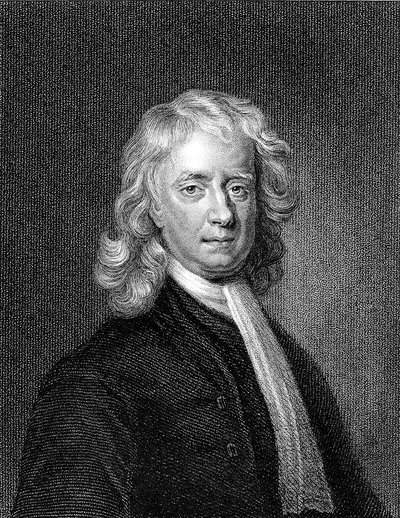 Isaac Newton, englantilainen matemaatikko ja fyysikko tekijältä Unbekannt