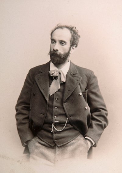 Isaak Levitan, venäläinen taiteilija, 1880-1890 tekijältä Unbekannt
