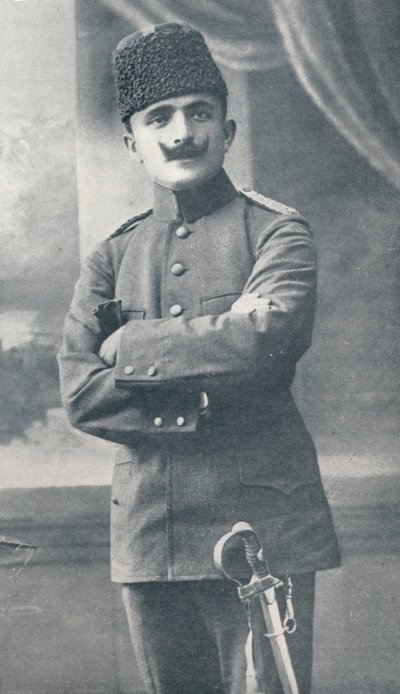 Ismail Enver Pasha Enver Pasha 1881-1922, ottomaanien sotilasupseeri, c1914 tekijältä Unbekannt