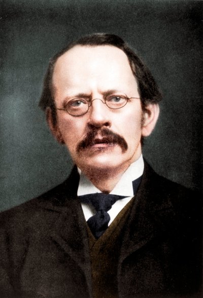 JJ Thomson, brittiläinen fyysikko, c1896-c1915 tekijältä Unbekannt