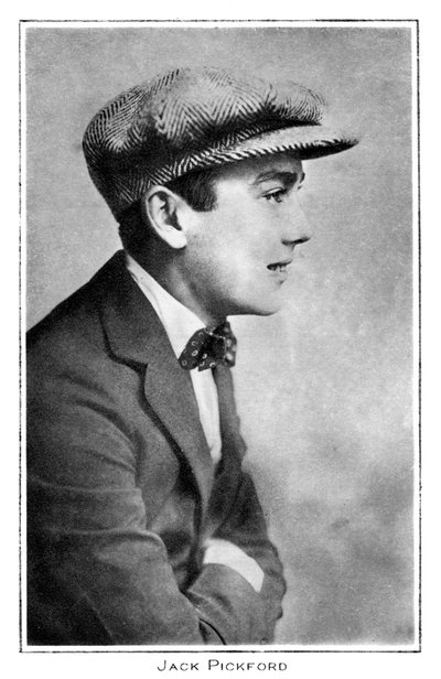 Jack Pickford 1896-1933, kanadalaissyntyinen amerikkalainen näyttelijä, 1900-luvun alku tekijältä Unbekannt