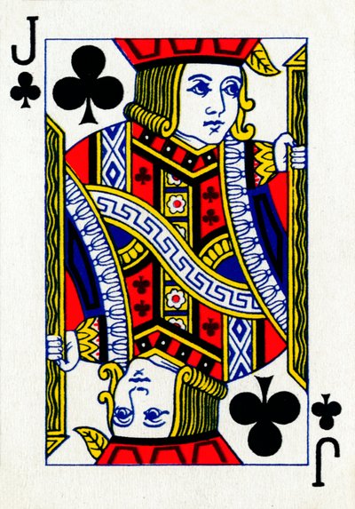 Jack of Clubs Goodall & Son Ltd:n pelikorttipakasta, vuodelta 1940 tekijältä Unbekannt