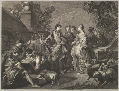 Jaakob saapuu Mesopotamiaan 1700-luvulla. tekijältä Unbekannt