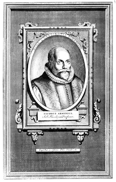 Jacobus Arminius, hollantilainen teologi ja teologian professori Leidenin yliopistossa tekijältä Unbekannt
