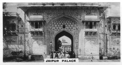 Jaipurin palatsi, Intia, vuodelta 1925 tekijältä Unbekannt