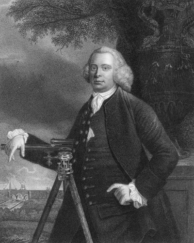 James Brindley, englantilainen rakennusinsinööri ja kanavanrakentaja, c1770 1835 tekijältä Unbekannt