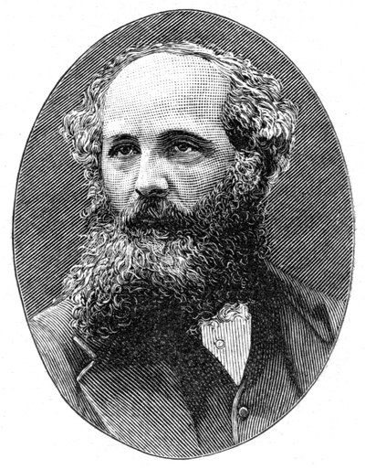 James Clerk Maxwell 1831-1879, skotlantilainen teoreettinen fyysikko, [1896] tekijältä Unbekannt