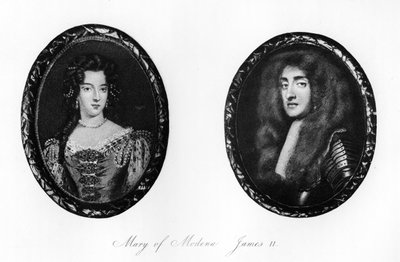 James II ja Maria Modenalainen, 1907 tekijältä Unbekannt