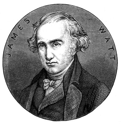 James Watt, skotlantilainen insinööri ja keksijä, 1876 tekijältä Unbekannt