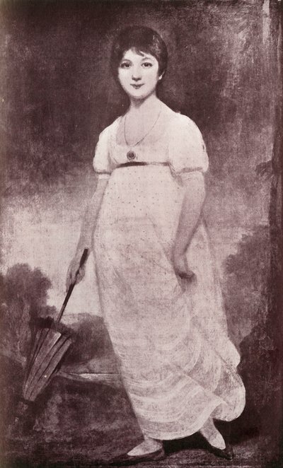 Jane Austen, c1789, 1919 tekijältä Unbekannt