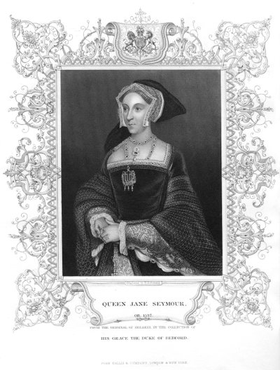Jane Seymour, Henry VIII:n kolmas vaimo, v.1536, 1800-luku tekijältä Unbekannt