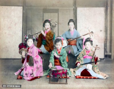Japanilaiset muusikot tekijältä Unbekannt