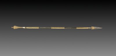 Keihäänheitto piilotetun Poignardin kanssa, 1800-luku. tekijältä Unbekannt
