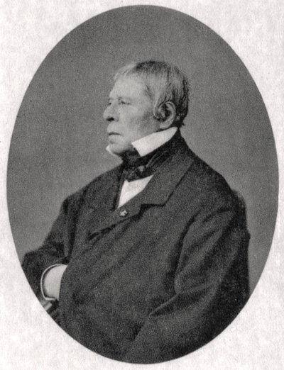 Jean Auguste Dominique Ingres, ranskalainen uusklassinen taiteilija, 1841 tekijältä Unbekannt