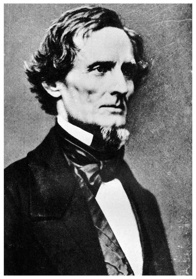 Jefferson Davis, Amerikan konfederaation presidentti, c1855-1865 1955 tekijältä Unbekannt