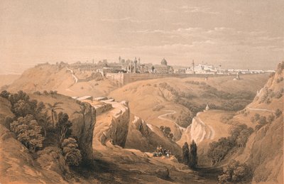 Jerusalem Betaniaan johtavalta tieltä, 1855. tekijältä Unbekannt