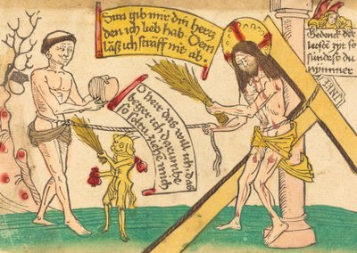 Jeesus houkuttelee uskollisia sydämeen, 14801490. tekijältä Unbekannt