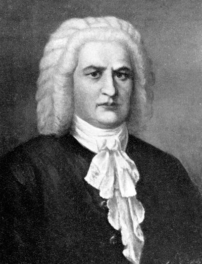 Johann Sebastian Bach, 1685-1750, saksalainen säveltäjä, 1909 tekijältä Unbekannt