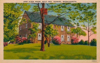 John Alden House, Duxbury, Massachusetts, 1940-luku tekijältä Unbekannt