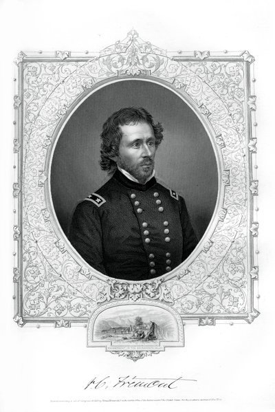 John C Fremont, amerikkalainen sotilas, tutkimusmatkailija ja presidenttiehdokas, 1862-1867 tekijältä Unbekannt