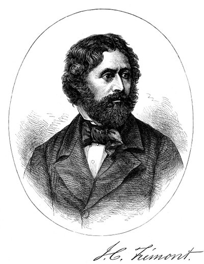 John C Fremont, amerikkalainen sotilas, tutkimusmatkailija ja presidenttiehdokas, 1880 tekijältä Unbekannt