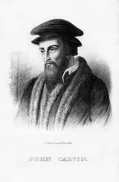 John Calvin, ranskalainen kristitty teologi, 1854 tekijältä Unbekannt