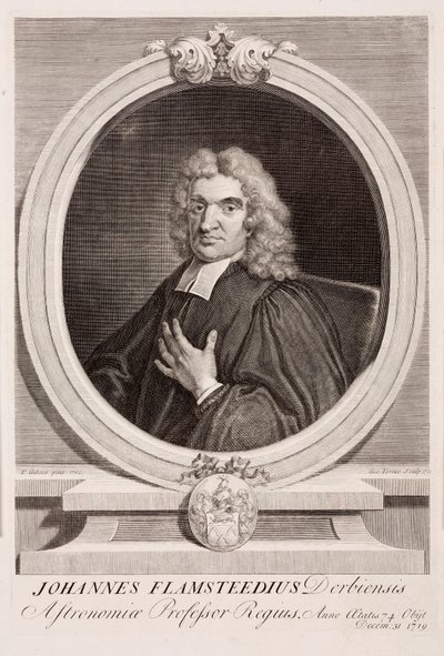 John Flamsteed, tähtitieteilijä tekijältä Unbekannt