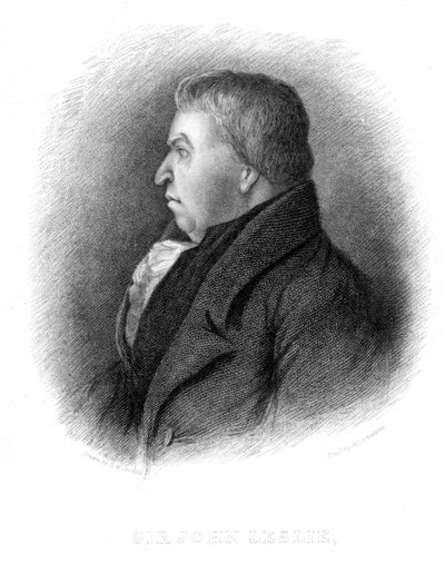 John Leslie, skotlantilainen luonnonfilosofi ja fyysikko, 1800-luku tekijältä Unbekannt
