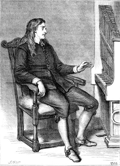 John Milton 1608-1674, englantilainen runoilija, 1870 tekijältä Unbekannt