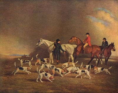 John Powlett ja hänen koiransa, 1700-1800-luku, 1929 tekijältä Unbekannt
