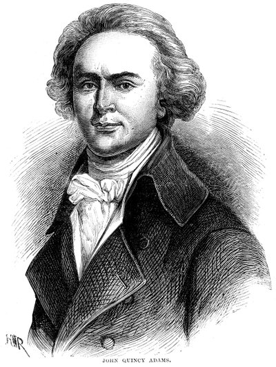 John Quincy Adams, Yhdysvaltain kuudes presidentti, vuodelta 1880 tekijältä Unbekannt
