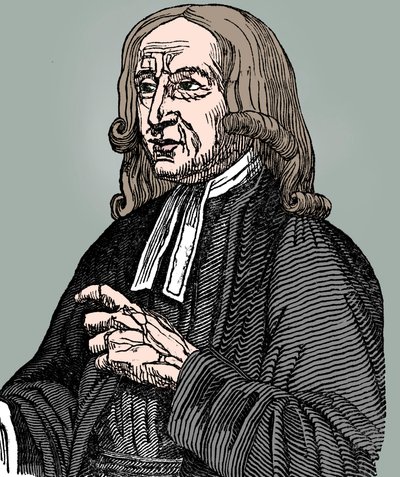 John Wesley, 1700-luvun englantilainen nonkonformistinen saarnaaja, 1832 tekijältä Unbekannt