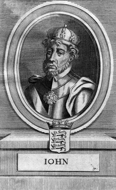 John of England, 1167-1216 tekijältä Unbekannt