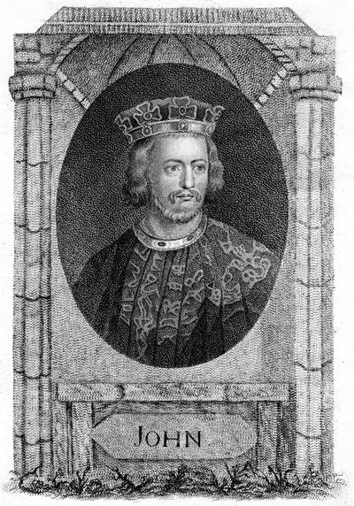 John of England, 1167-1216 tekijältä Unbekannt