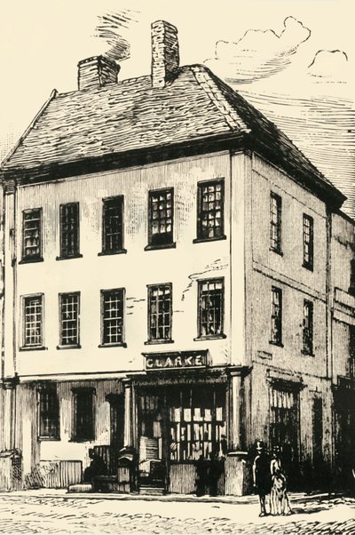 Johnsonin syntymäpaikka Lichfieldissä, 1902. tekijältä Unbekannt