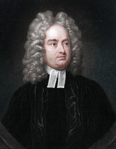Jonathan Swift, englantilais-irlantilainen pappi, satiiri ja runoilija. tekijältä Unbekannt