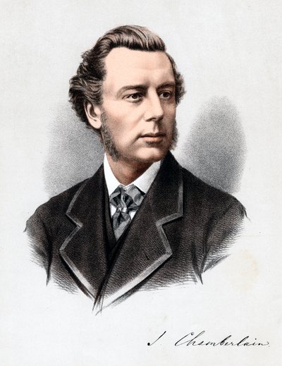 Joseph Chamberlain, brittiläinen poliitikko, 1880. tekijältä Unbekannt
