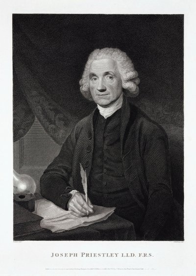 Joseph Priestley, englantilais-amerikkalainen teologi ja kemisti tekijältä Unbekannt