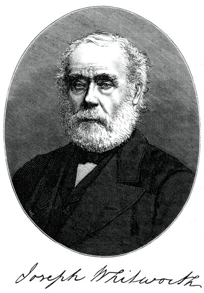 Joseph Whitworth, brittiläinen insinööri, yrittäjä ja keksijä, 1880 tekijältä Unbekannt
