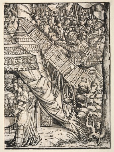 Judith Holifernesin pään kanssa, 1500-luku. tekijältä Unbekannt